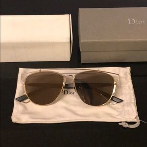 Dior Technologic Cutout Aviator Sunglasses